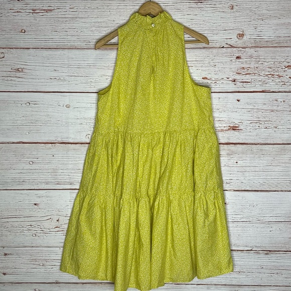Joie Carlo Sleeveless Dress in Soft Citrus Sz L - Picture 9 of 14